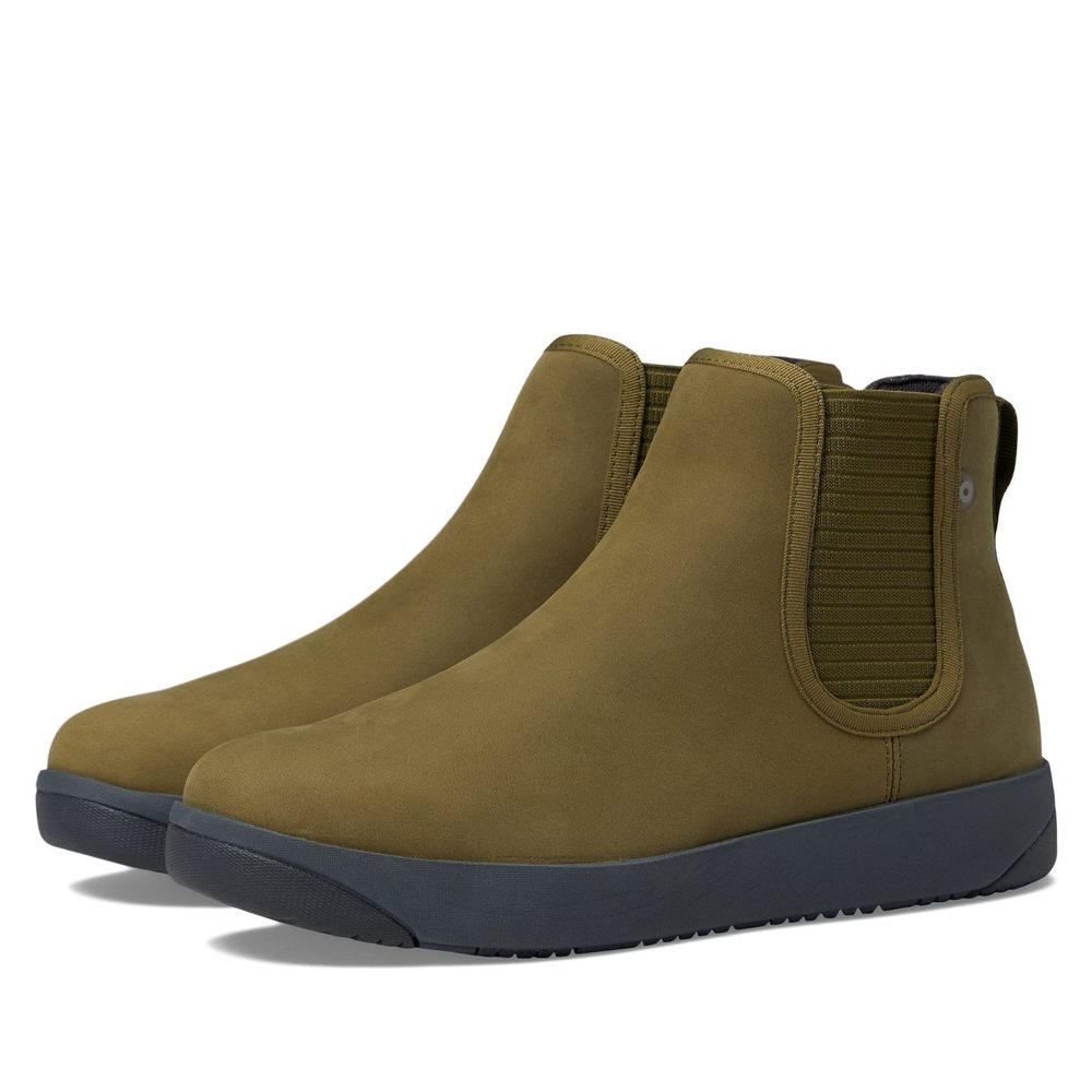 Bogs Women's Kicker Chelsea Boot, Olive, 8.5, NWOT